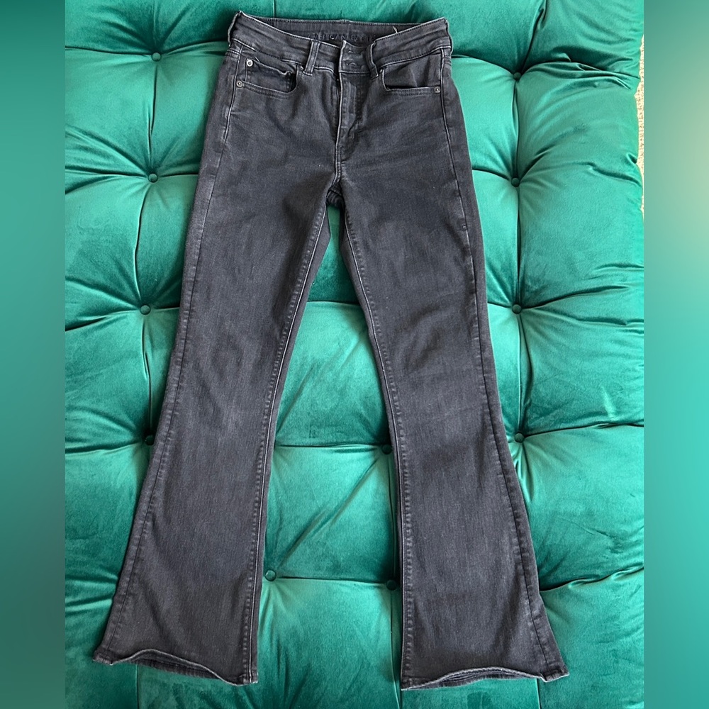 American Eagle Black Bootcut Jeans
